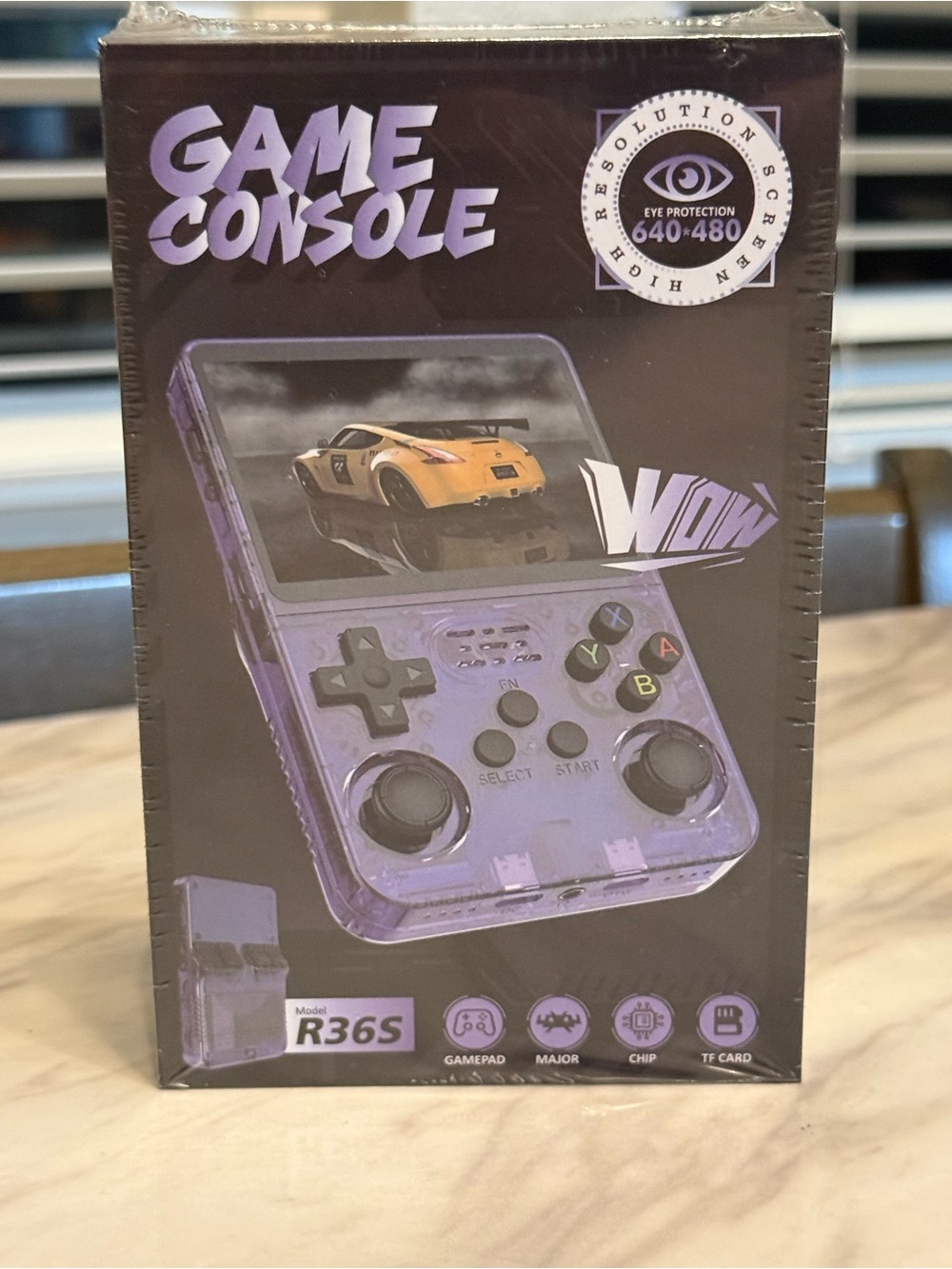 Game Console R36S Handheld Gaming Console - Black